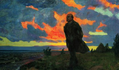 Lenin en Razliv de Arkadij Aleksandrovic Rylov