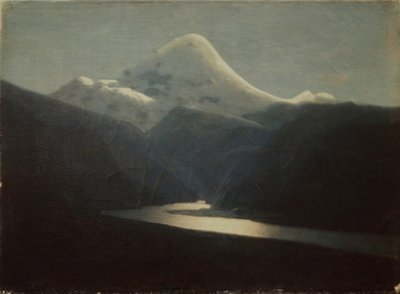 En el Monte Elbrus, 1870s de Arkhip Ivanovich Kuindzhi