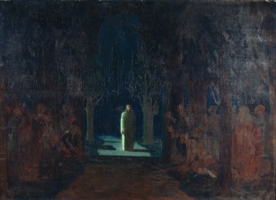 Cristo en el Jardín de Getsemaní de Arkhip Ivanovich Kuindzhi