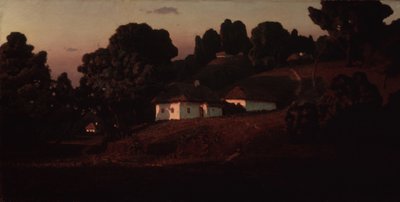 Tarde en Ucrania, 1878 de Arkhip Ivanovich Kuindzhi