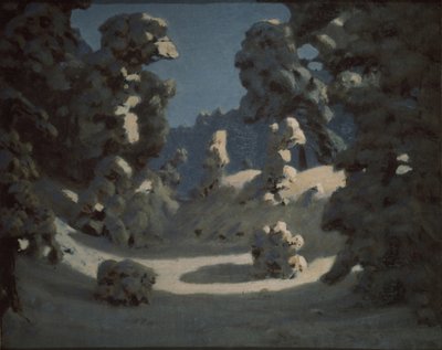 Manchas solares en la escarcha, 1876-1890 de Arkhip Ivanovich Kuindzhi
