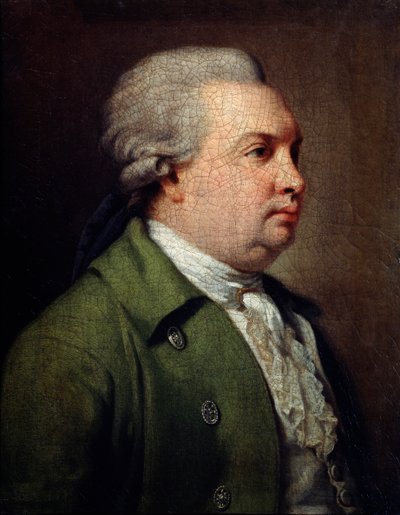 Retrato del dramaturgo Denis I Fonvizin, c1784-c1785 de Armand Charles Caraffe