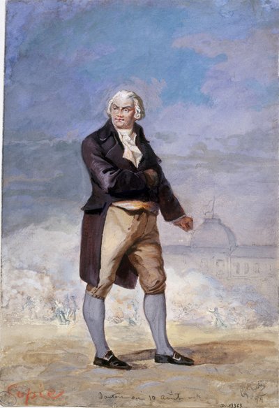 Retrato de Georges Jacques Danton 1759-1794, 1879 de Armand Cyboule