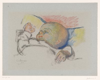 Bebé dormido de Armand Guillaumin