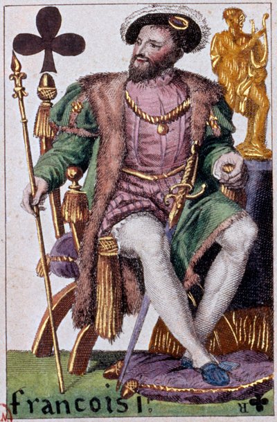Representación del Rey Francisco I (1494-1547) (detalle) de Armand Gustave Houbigant