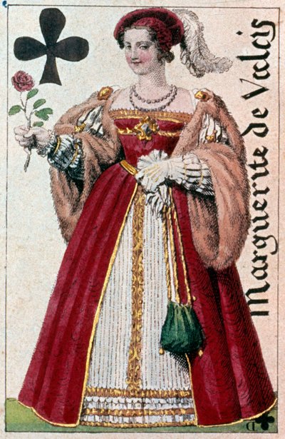 Representación de Margarita de Valois (1553-1615) conocida como Reina Margot (detalle) de Armand Gustave Houbigant