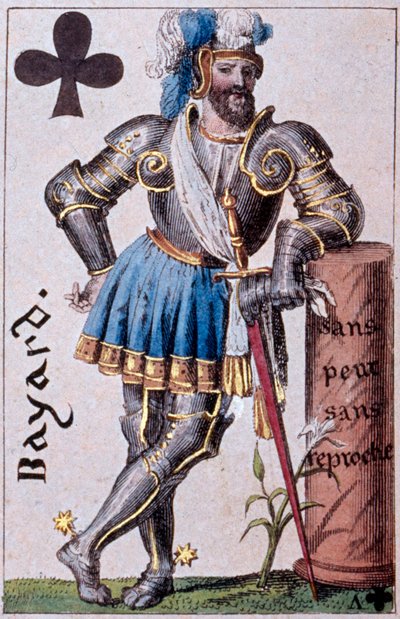 Representación del Caballero Pierre Terrail, Señor de Bayard (1476-1524) (detalle) de Armand Gustave Houbigant