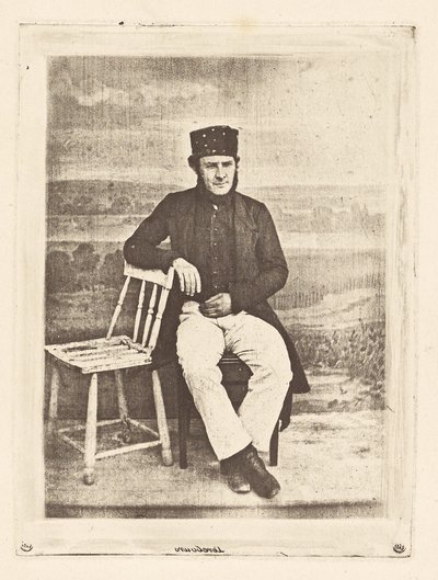 [Retrato de un hombre] de Armand Hippolyte Louis Fizeau