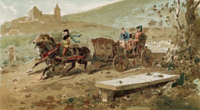 Carruaje destartalado, Países Bajos Españoles, siglo XVI de Armand Jean Heins