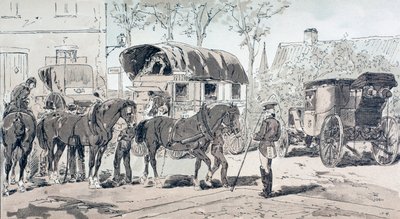 Tipos de carruajes utilizados durante el siglo XIX de Armand Jean Heins