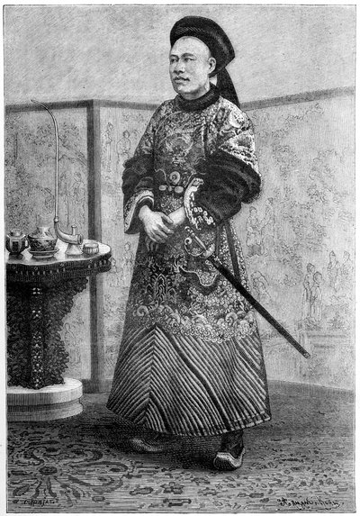 M Tseng, ministro chino en París, 1895 de Armand Kohl