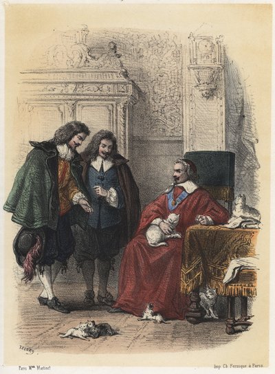 El cardenal Richelieu (Armand Jean du Plessis de Armand Louis Henri Telory