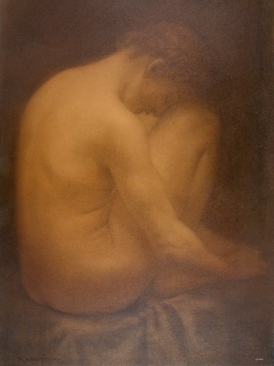 Desnudo masculino sentado de Armand Rassenfosse