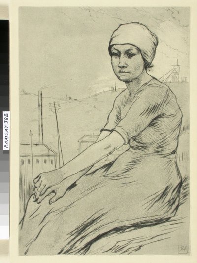 Mujer joven trabajadora de Armand Rassenfosse