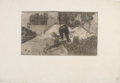 El estibador 1893 (aguafuerte) de Armand Séguin