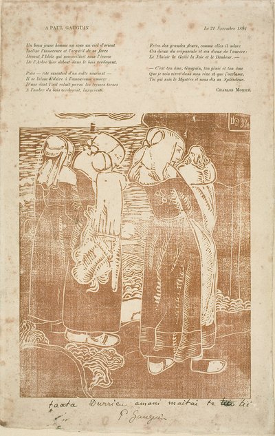 Tres mujeres bretonas con infantes de Armand Séguin
