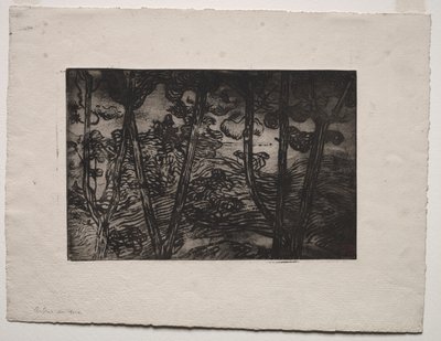Árboles en la noche, c. 1894 de Armand Séguin