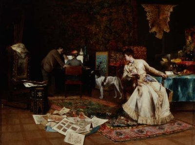 El estudio del artista de Armand Toussaint