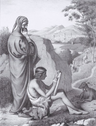 Giotto y Cimabue, de L