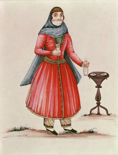 Traje armenio c.1840 de Armenian School