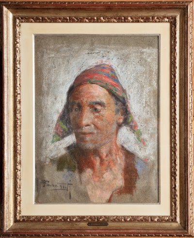 El actor (pastel sobre lienzo) de Arnaldo Ferraguti