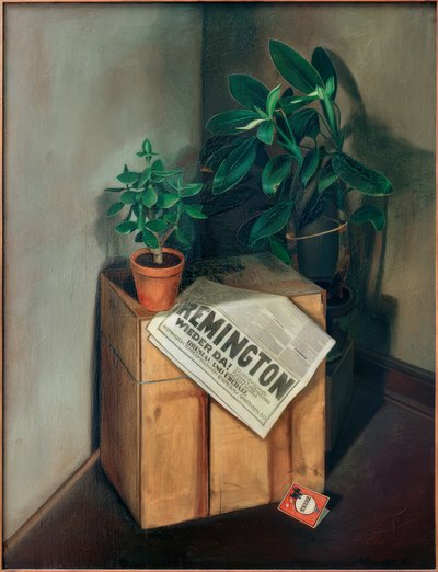 Naturaleza muerta con periódico de Arno Henschel