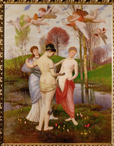 Fruehlingshymnus - Himno de la primavera ... de Arnold Böcklin