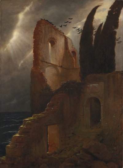 Ruin by the Sea de Arnold Böcklin