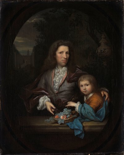 Jan van de Poll (1668-1745) y su hijo Harmen Hendrick (1697-1772). de Arnold Boonen