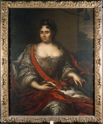 Retrato de la reina Catalina I de Rusia, 1717 de Arnold Boonen