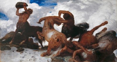 Batalla de los centauros de Arnold Böcklin