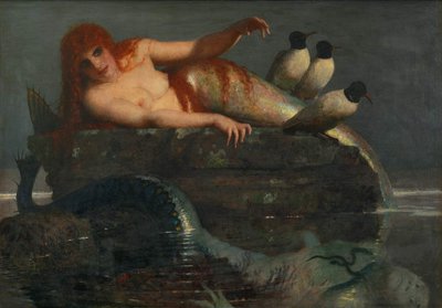 Mar en calma de Arnold Böcklin