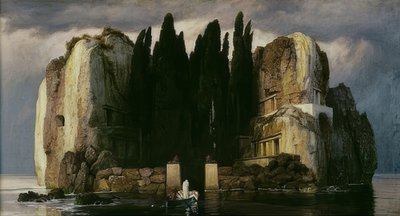 La isla de los muertos. Quinta versión. 1886 de Arnold Böcklin