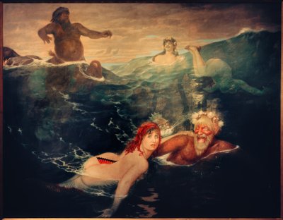 En el juego de las olas de Arnold Böcklin