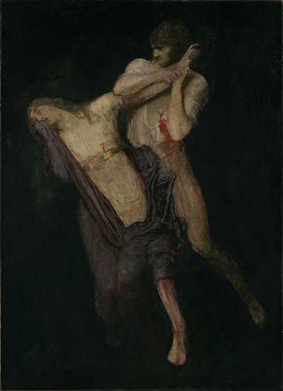 Paolo y Francesca, 1893 de Arnold Böcklin