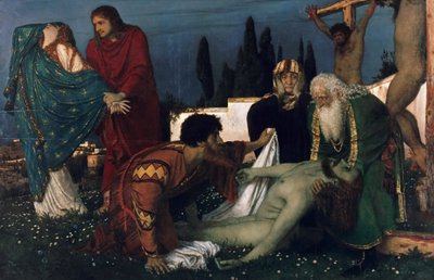 La deposición de Arnold Böcklin
