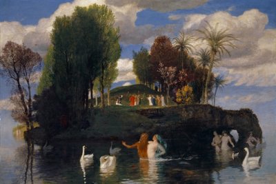 La isla de la vida, 1888 de Arnold Böcklin