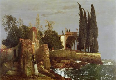 Villa junto al mar de Arnold Böcklin