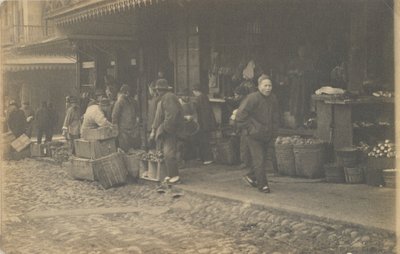 el mercado de la mañana de Arnold Genthe