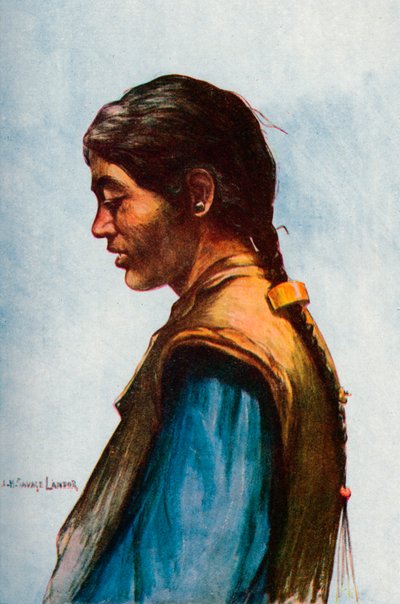 Un tibetano típico, 1913 de Arnold Henry Savage Landor
