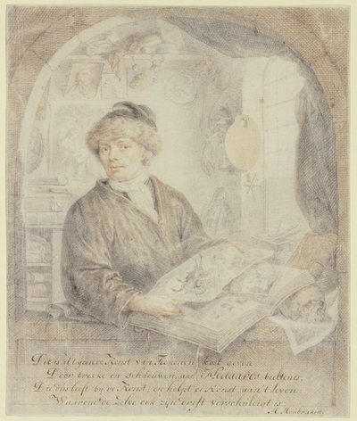 Retrato del marchante de arte Jacob Moelaert de Arnold Houbraken
