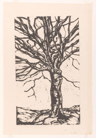 Árbol desnudo de Arnold Pijpers (signed by artist)