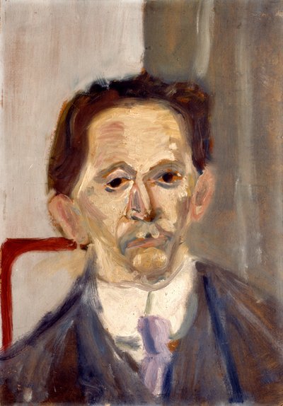 ZEMLINSKY, Alexander von - retrato de Arnold Schoenberg, óleo sobre cartón Compositor y director de orquesta austriaco de Arnold Schoenberg