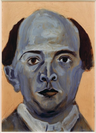 Autorretrato azul de Arnold Schönberg