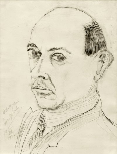 Autorretrato de Arnold Schönberg