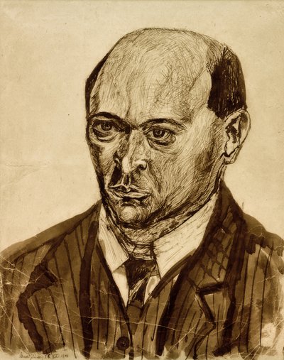 Autorretrato de Arnold Schönberg