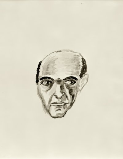 Autorretrato de Arnold Schönberg