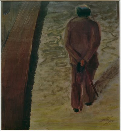 Autorretrato desde atrás de Arnold Schönberg