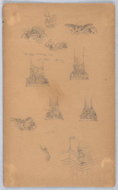 Detalles arquitectónicos de Arnold William Brunner