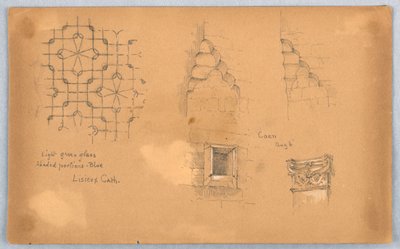 Detalles Arquitectónicos en la Catedral de Lisieux de Arnold William Brunner
